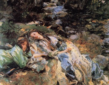  Singer Oil Painting - The Brook John Singer Sargent
